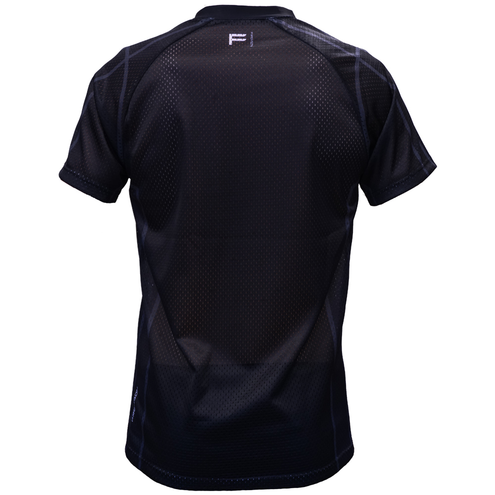 FRENSON O-DIVISION mesh orienteering shirt, Black